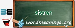 WordMeaning blackboard for sistren